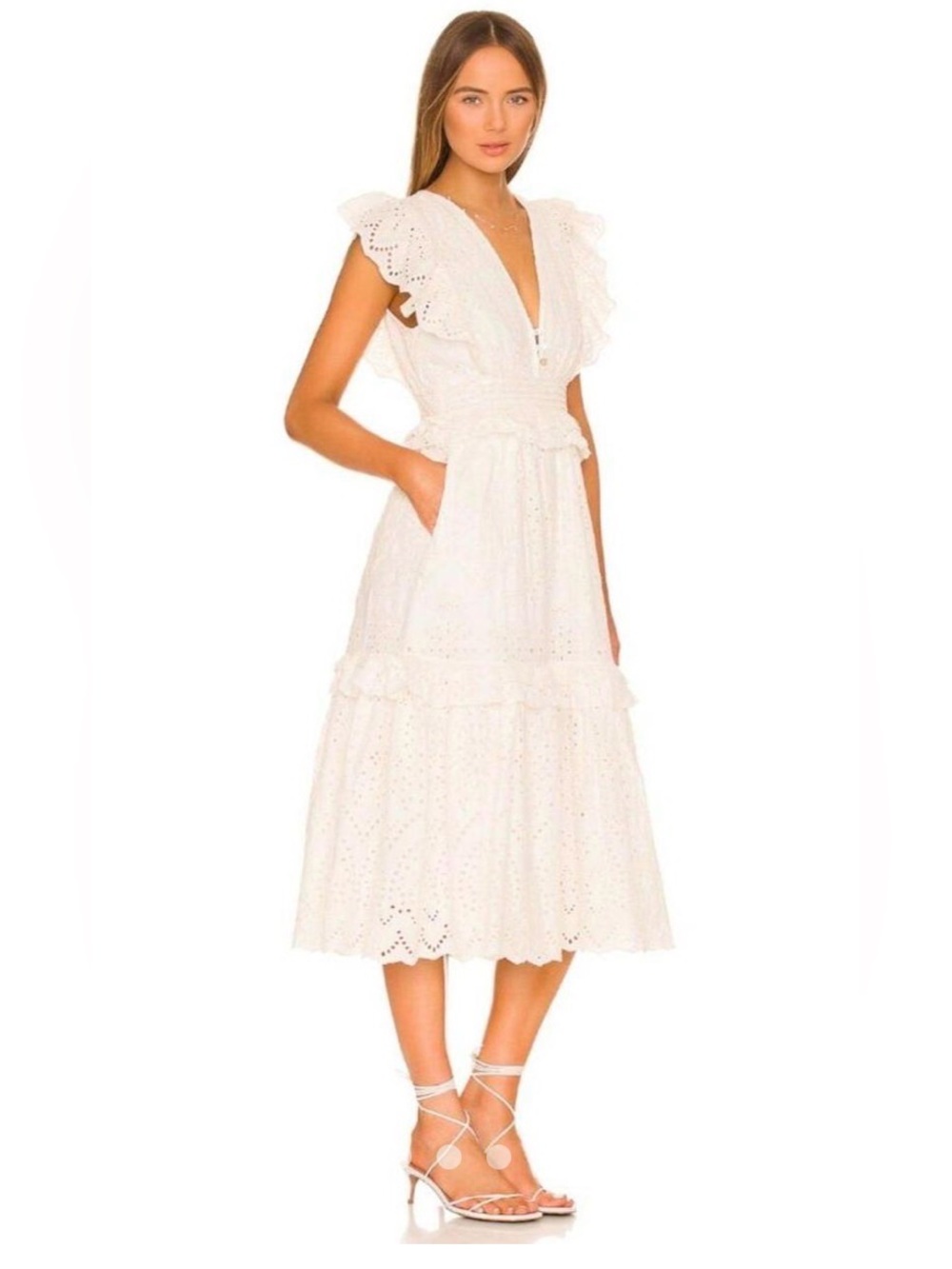 Cleobella Cherie organic cotton Midi Dress-NWT - Picture 2 of 14